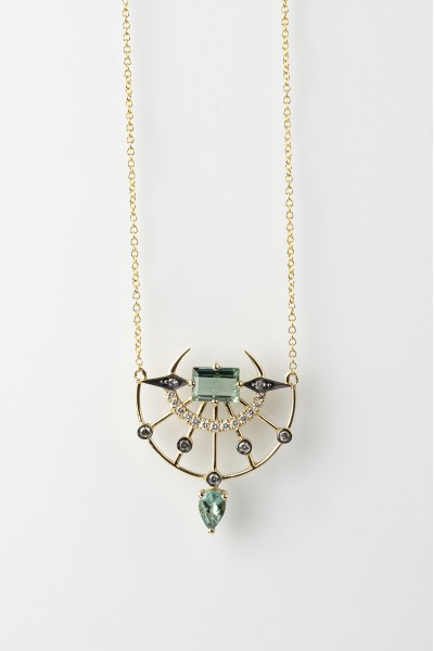 Asteroid Compass Necklace | Uranus Collection