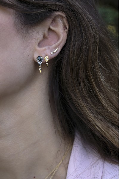 Brilliant Dagger Single Earring | Marquise Collection