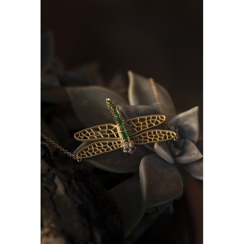 Effie Dragonfly Necklace | Forêt Collection