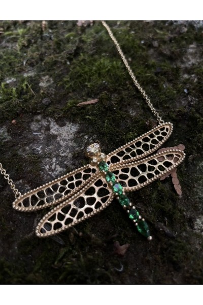 Juliette Dragonfly Necklace |Foret Collection