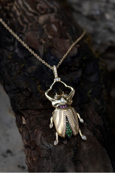 Beetle Necklace | Forêt Collection