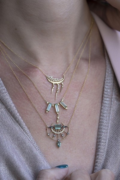 Ariel Tourmaline Necklace | Uranus Collection