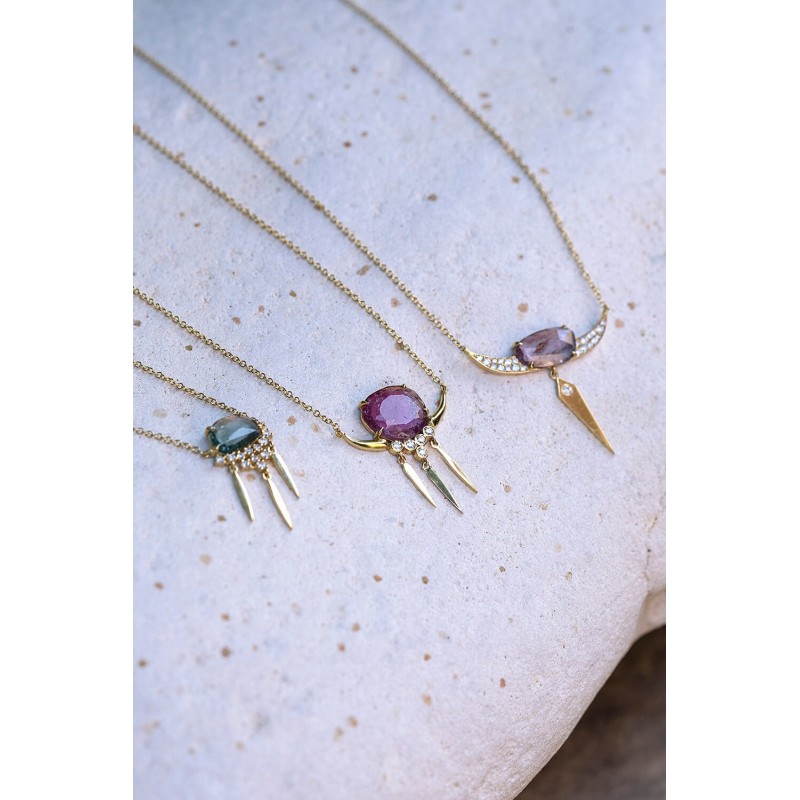 Melusine Tourmaline Necklace | Uranus Collection                                                               