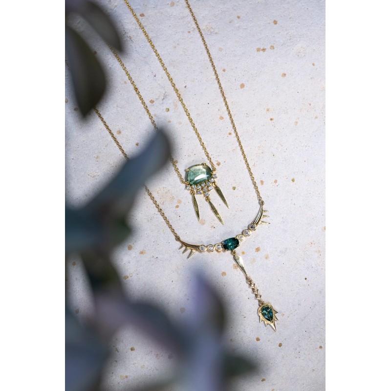 Melusine Tourmaline Necklace | Uranus Collection                                                               