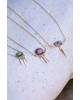 Violette Tourmaline Necklace | Uranus Collection                                                               