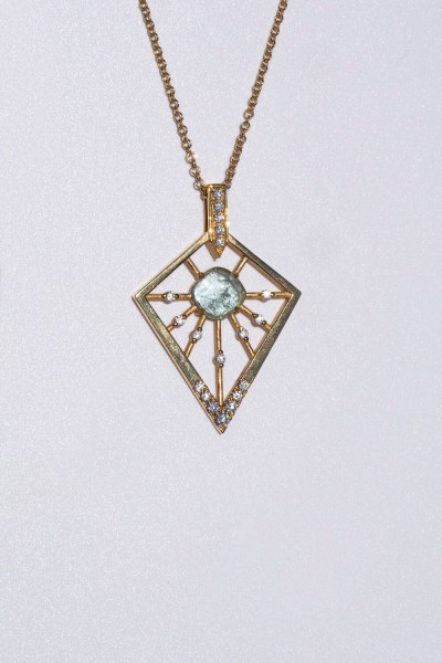 Auric Ray Pendant Necklace | Uranus Collection                                                               