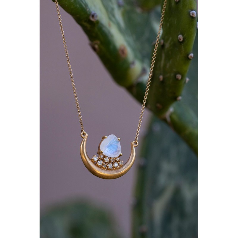 Lunar Pendant Necklace | Uranus Collection                                                               