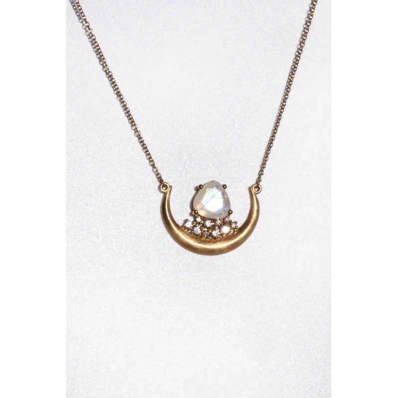 Lunar Pendant Necklace | Uranus Collection                                                               