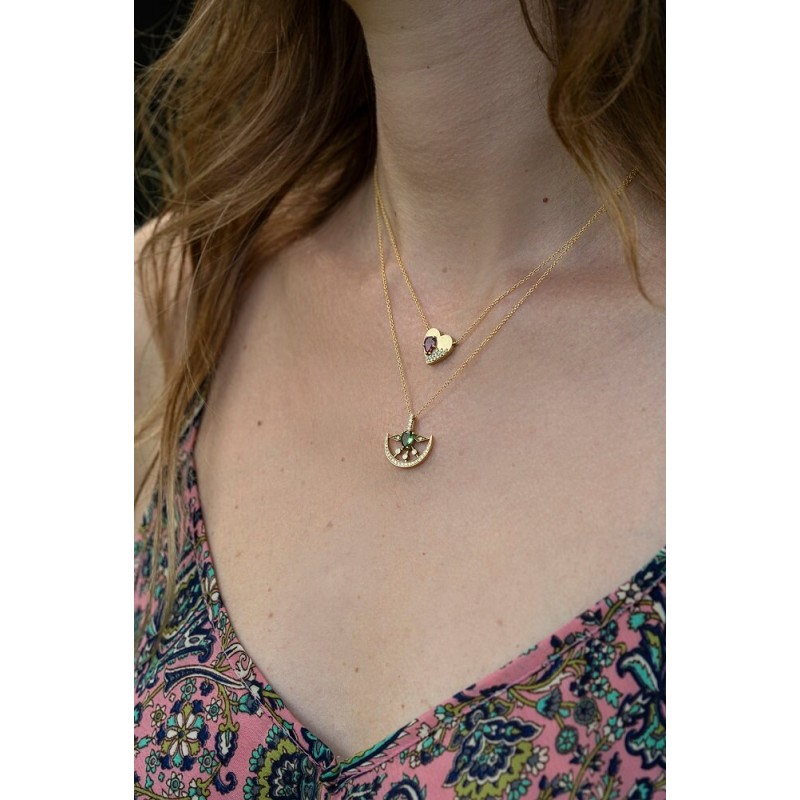 Juno Asteroid Compass  Necklace | Uranus Collection