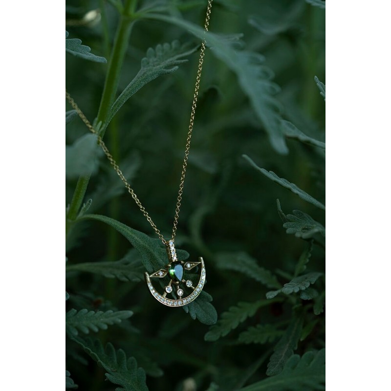 Juno Asteroid Compass  Necklace | Uranus Collection