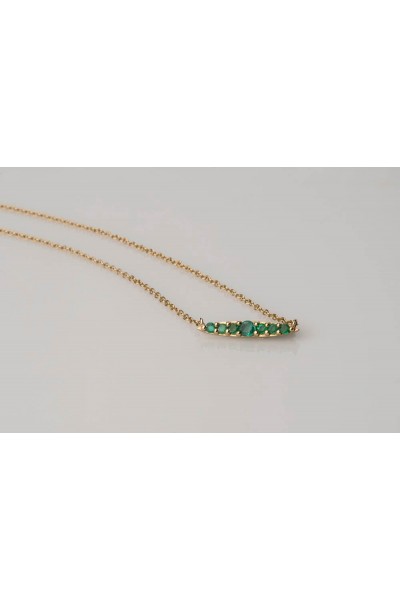 Fern Emerald Necklace | Forêt Collection