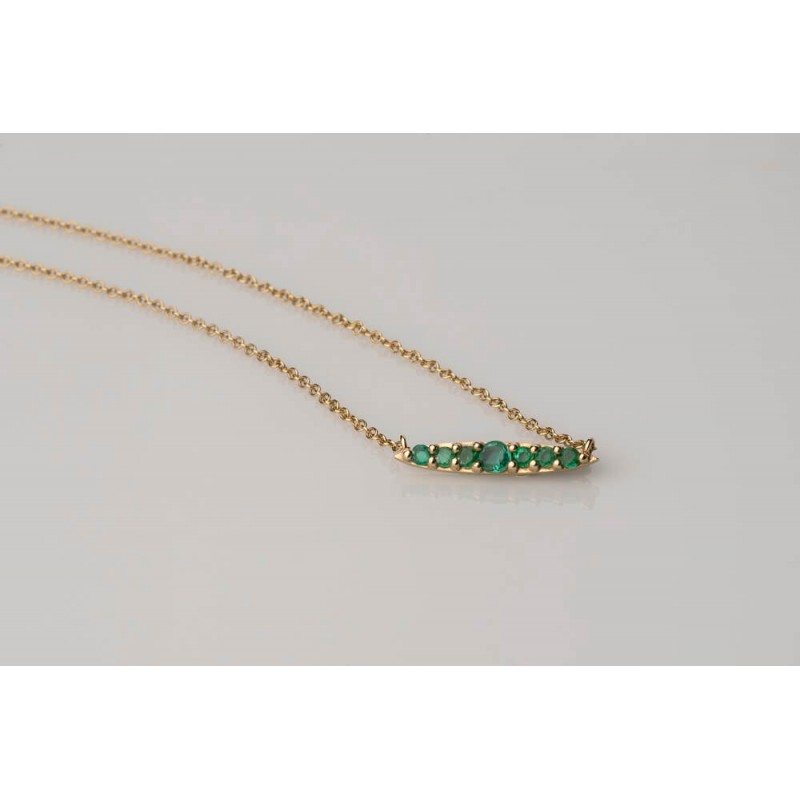 Fern Emerald Necklace | Forêt Collection