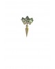 The Blossom Sage Spear Single  Earrings | Piercing Realms Collection