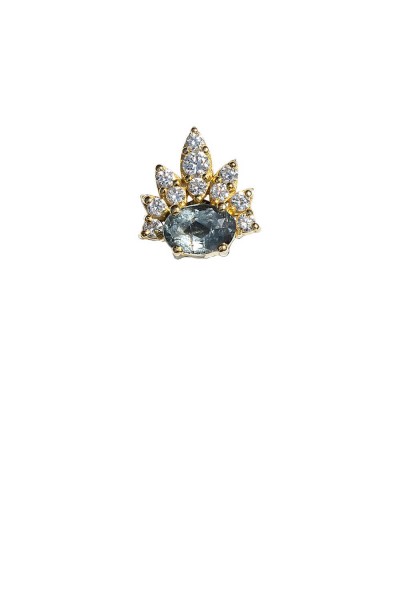 The Crown of Aegis Single  Earrings | Piercing Realms Collection