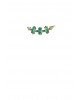The Emerald Path Single  Earrings | Piercing Realms Collection