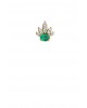 The Lotus Flame Single  Earrings | Piercing Realms Collection