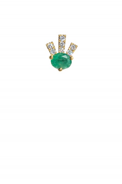 The Radiant Crown Single  Earrings | Piercing Realms Collection
