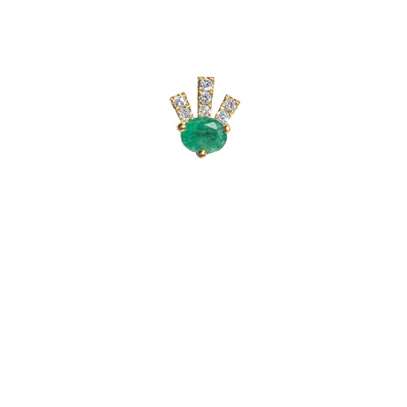 The Radiant Crown Single  Earrings | Piercing Realms Collection