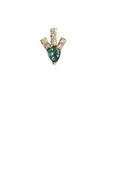 The Rooted Flame Single  Earrings | Piercing Realms Collection