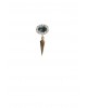The Crowned Spear Single  Earrings | Piercing Realms Collection