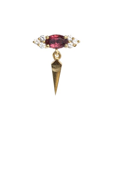 The Warrior of Grace Single  Earrings | Piercing Realms Collection