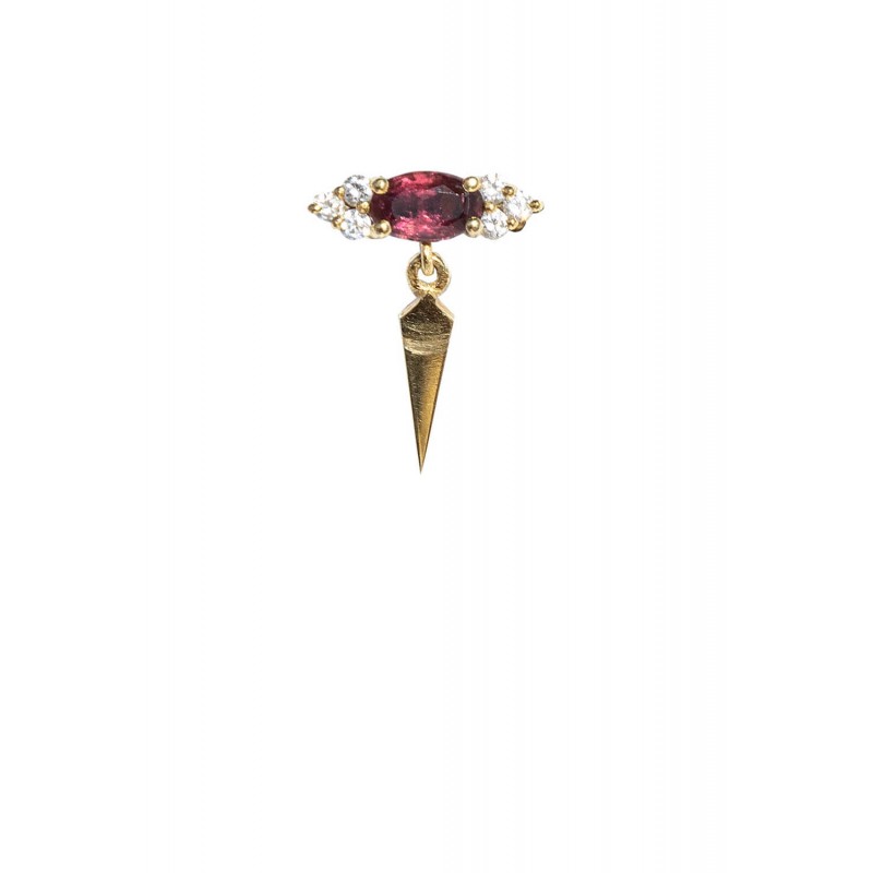 The Warrior of Grace Single  Earrings | Piercing Realms Collection