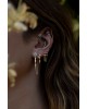 Calyx of Insight Single  Earrings | Piercing Realms Collection