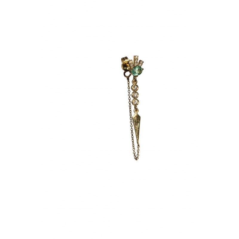 Calyx of Insight Single  Earrings | Piercing Realms Collection