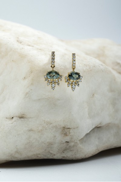 Narissa Diamond Pair Earrings | Piercing Realms Collection