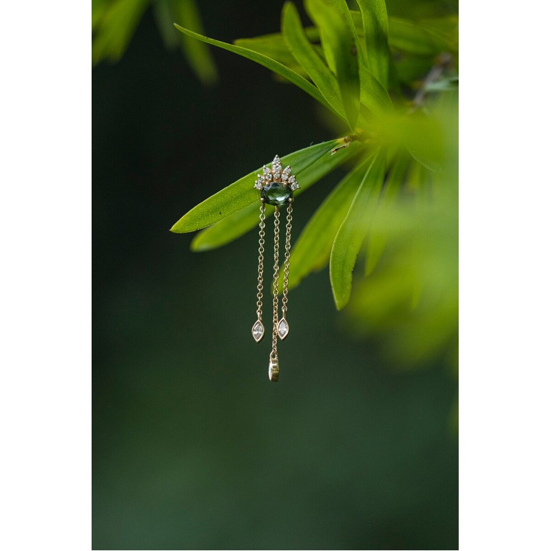 Tears of the Hidden Queen Single Earrings | Piercing Realms Collection