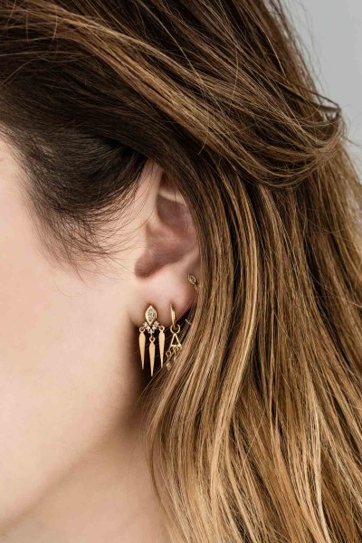 Brilliant Marquise Dream Catcher Earrings | Uranus Collection