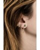 Emerald Daisy Earrings | Dewdrop Collection