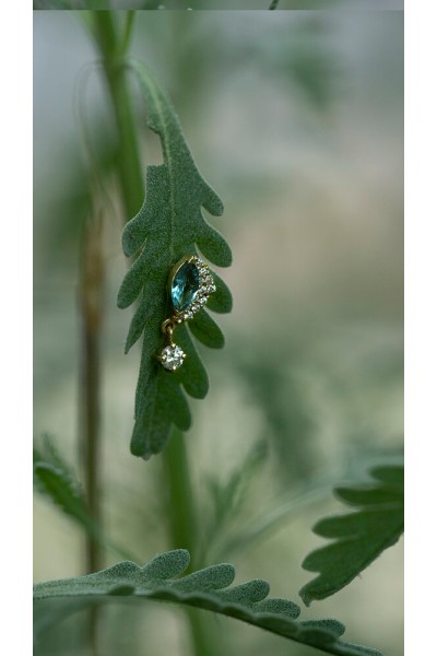 Lobelia Single Earring | Dewdrop Collection