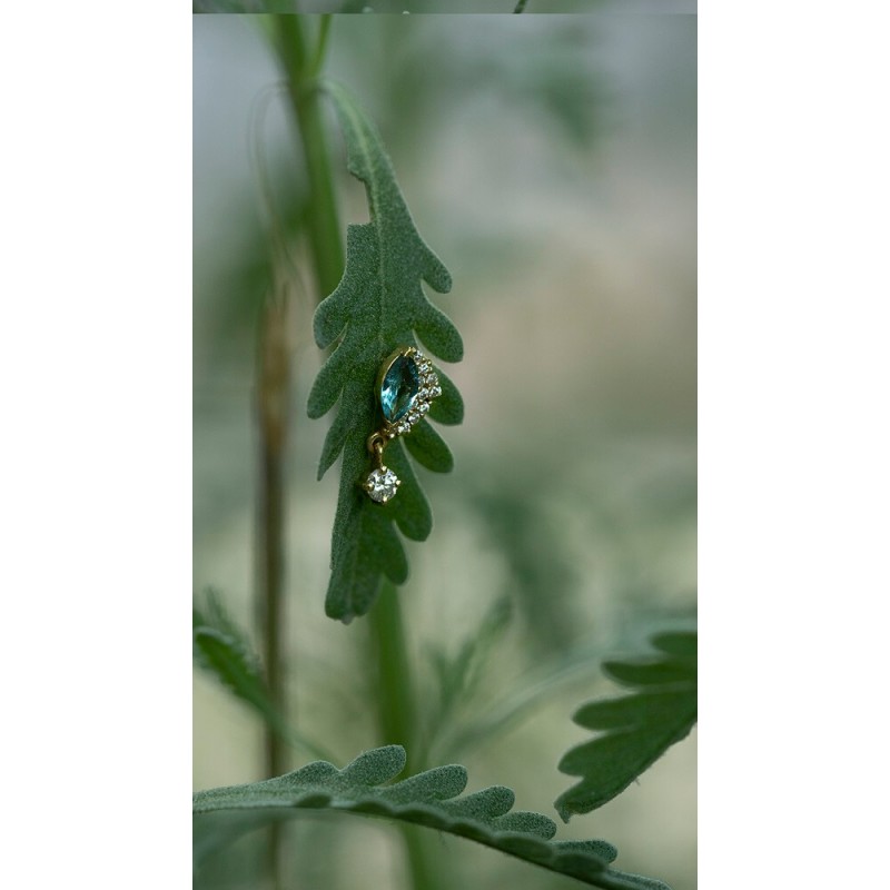 Lobelia Single Earring | Dewdrop Collection
