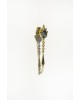 London Blue Fire Single Earring | Uranus Collection