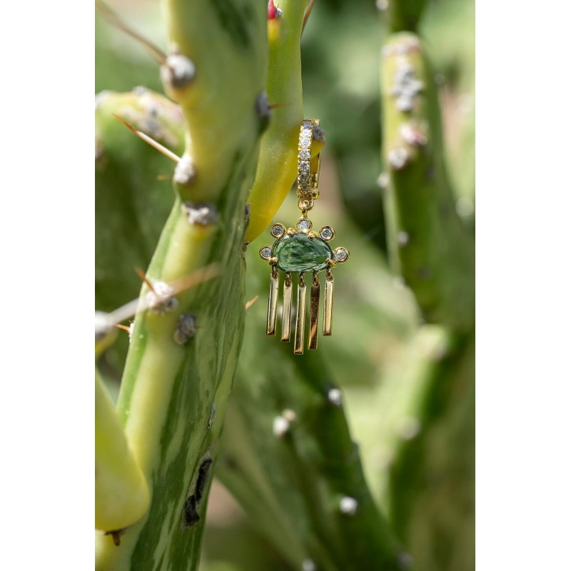 Sylvan Eye Single Earring | Dewdrop Collection