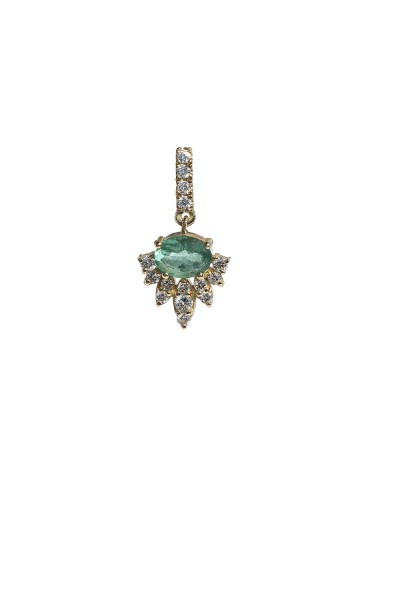 Narissa Tourmaline Single Earring  | Dewdrops Collection 