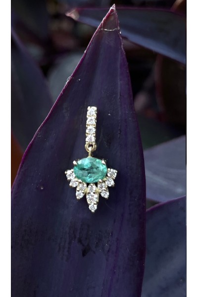 Narissa Tourmaline Single Earring  | Dewdrops Collection 