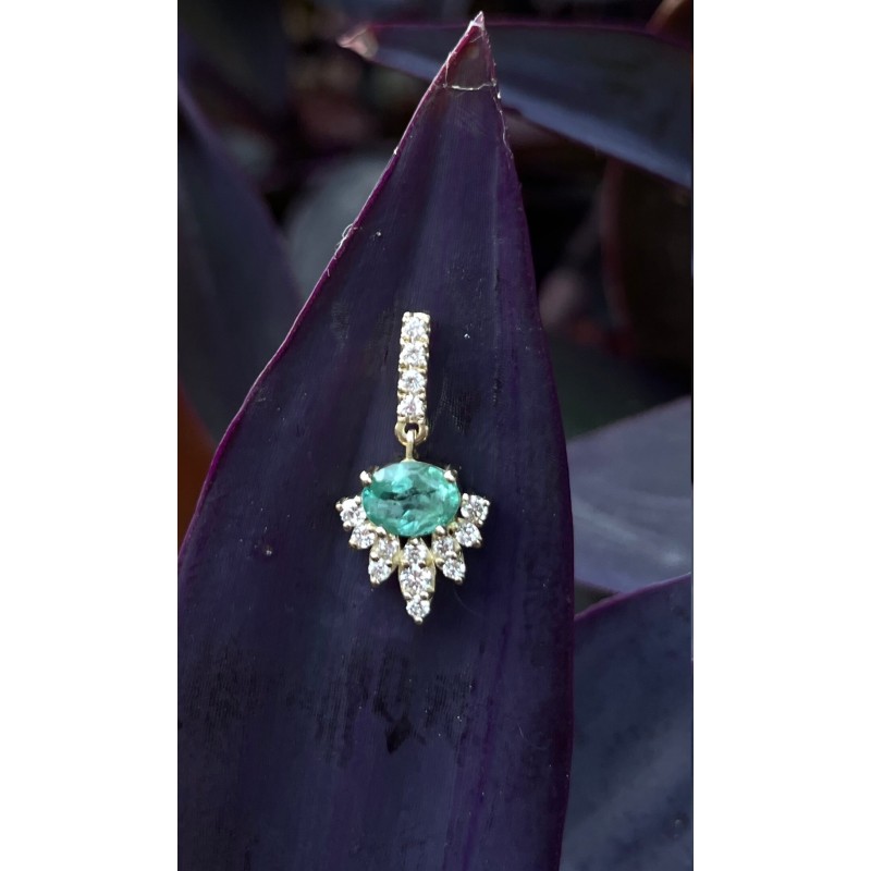 Narissa Tourmaline Single Earring  | Dewdrops Collection 