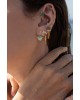 Narissa Tourmaline Single Earring  | Dewdrops Collection 