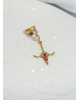 Goldern ram singe Earring | Marquise Collection