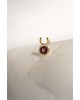 Blood Ruby Mercury Single Earring | Alchemie Collection