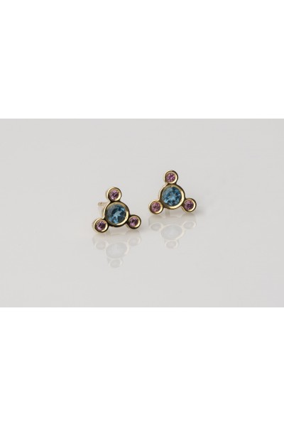 Celeste Triangle Earrings (pair) | Uranus Collection