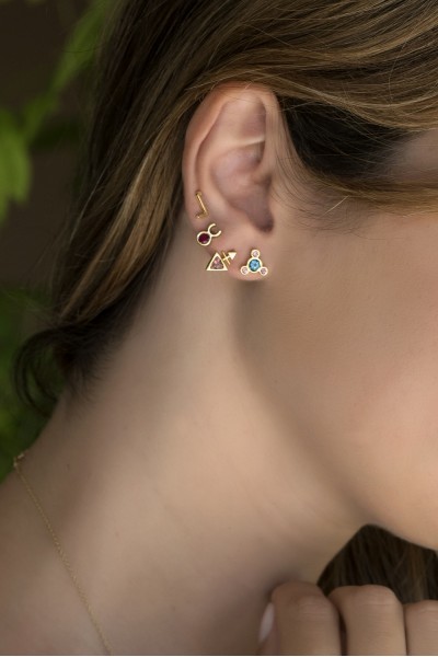 Celeste Triangle Earrings (pair) | Uranus Collection