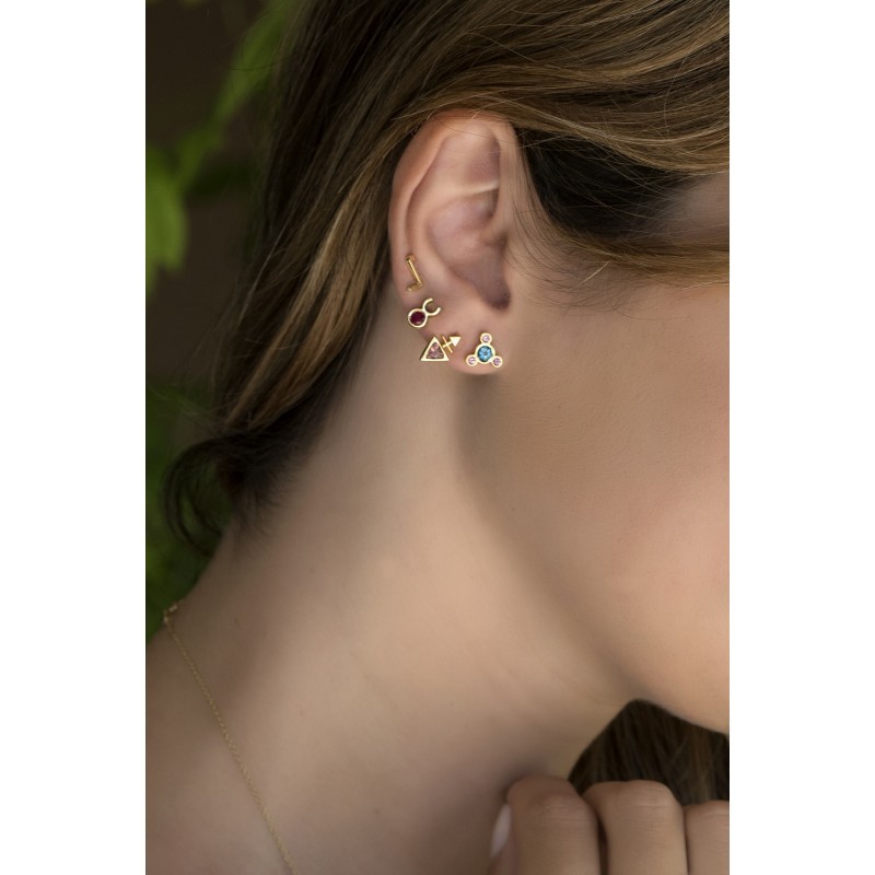 Celeste Triangle Earrings (pair) | Uranus Collection