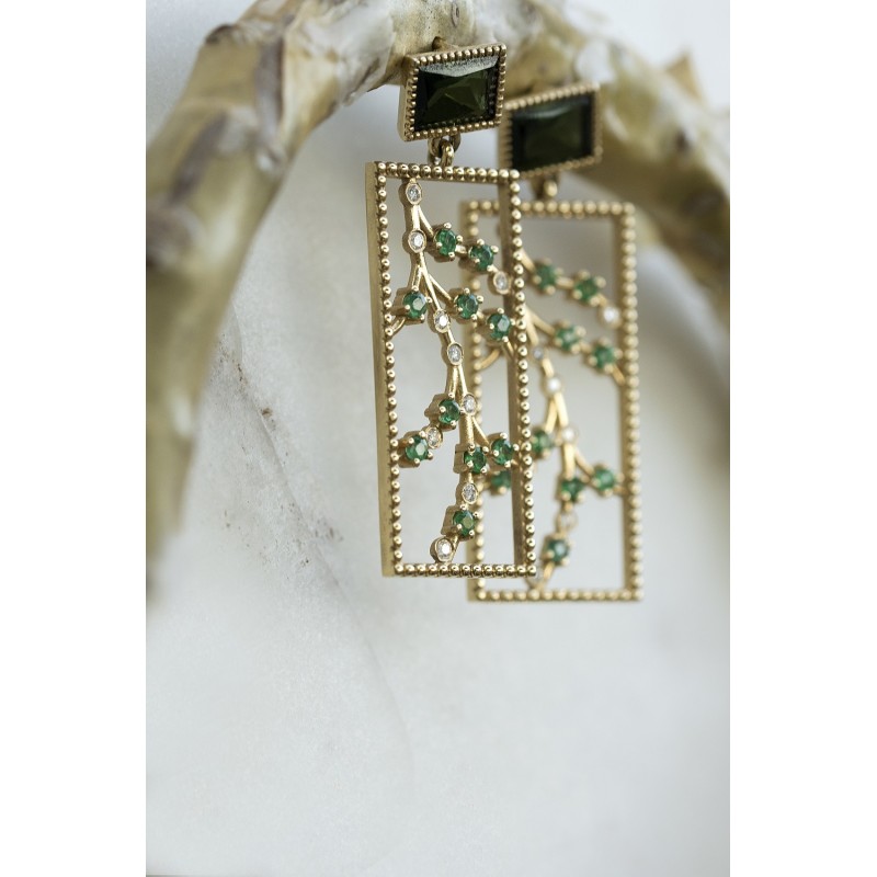 Poison Ivy Earrings | Forêt Collection