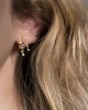 Rubellite Brilliant Triangle Dream Catcher Earrings | Alchemie Collection