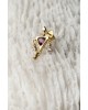 Rubellite Brilliant Triangle Dream Catcher Earrings | Alchemie Collection