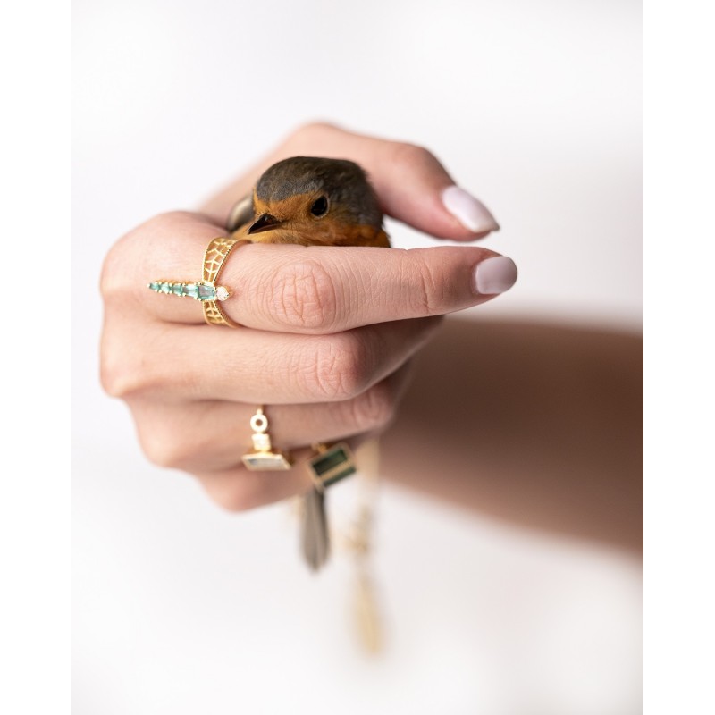Effie Dragonfly Ring| Forêt Collection