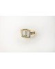 Narcissa Aquamarine & Square Diamonds Baguette Ring | Forêt Collection